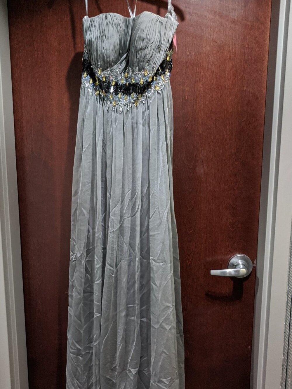 Jolene 12052 Size 10 Gray Prom Dress